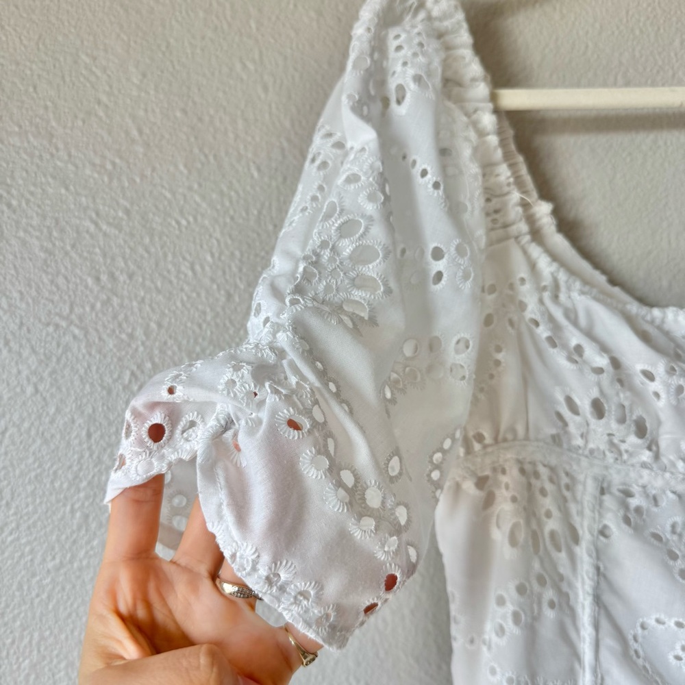 All in Favor Eyelet Embroidered Dress - Picture 9 of 10
